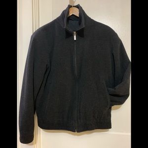 Kenneth Cole Reaction Black Wool Blend Jacket, size Medium